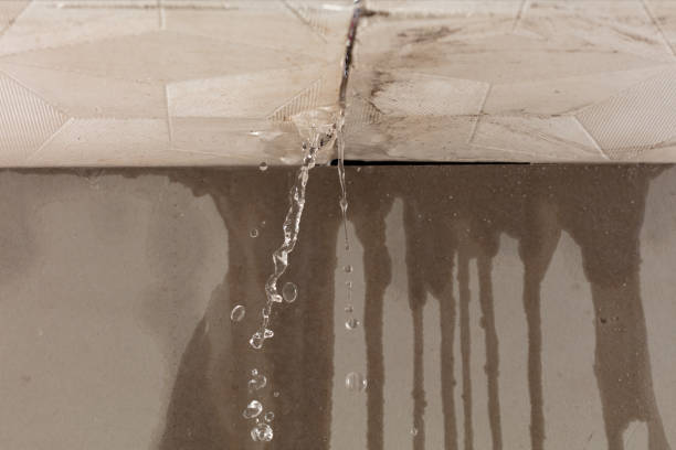 Professional Water Damage Restoration technician working in New Suffolk, NY